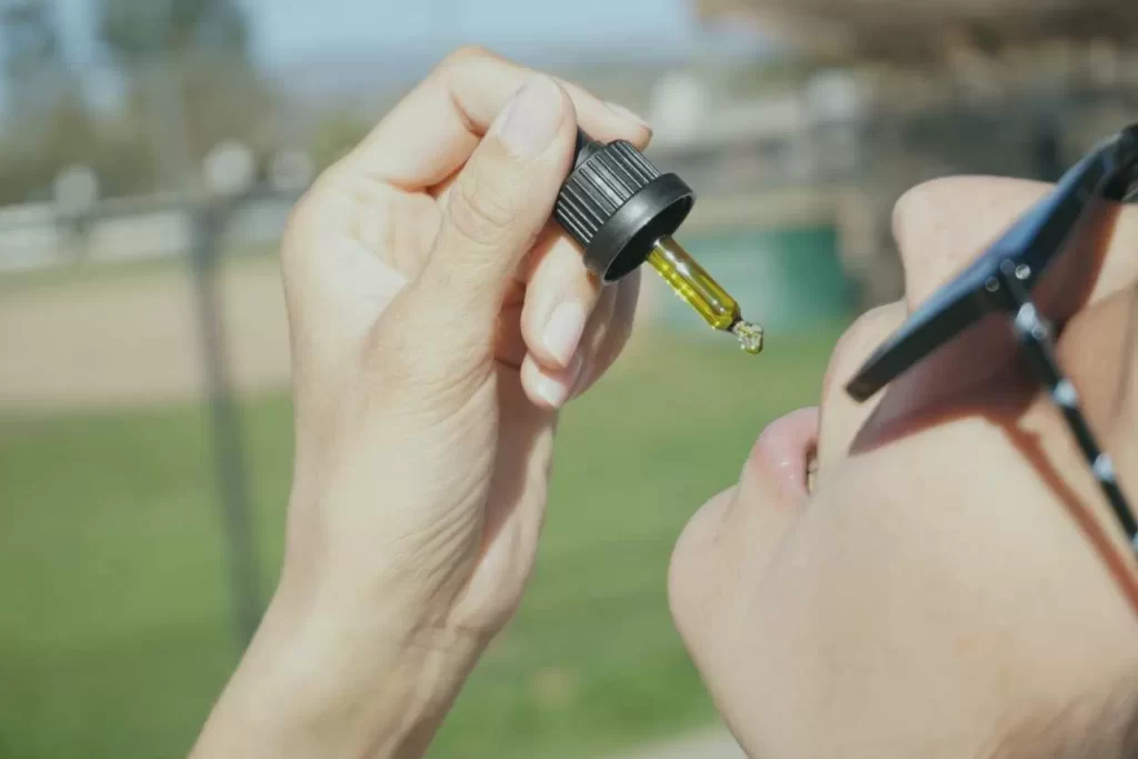 administration sublinguale orale huile cbd